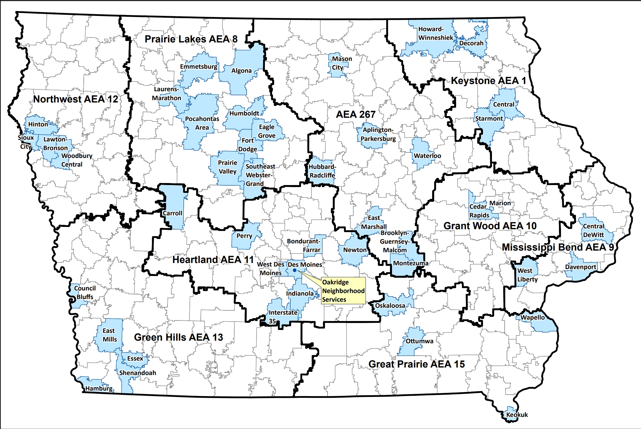 ISRP Reading Map