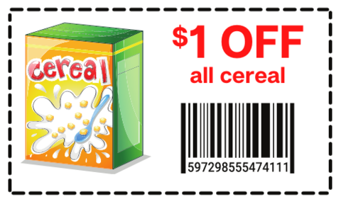 Coupon for cereal $1 off