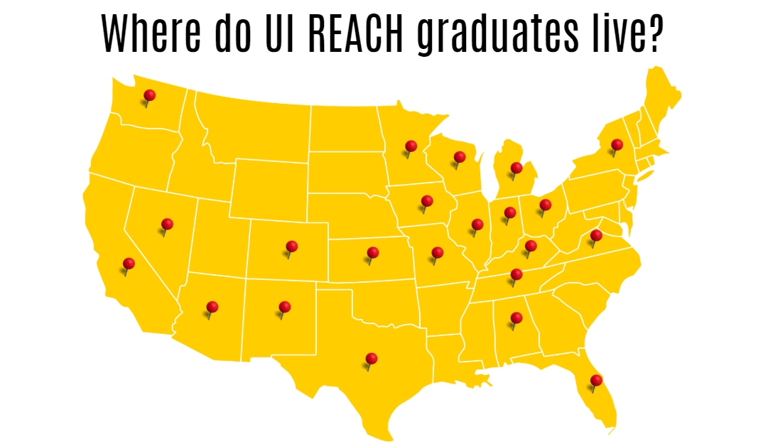Where do UI REACH graduates live?