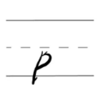 Another example of a legible letter "p"