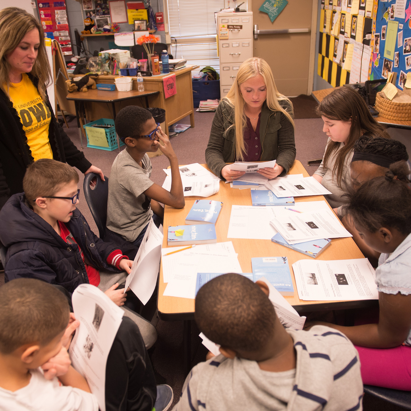 College of Education Students at Kirkwood Elementary